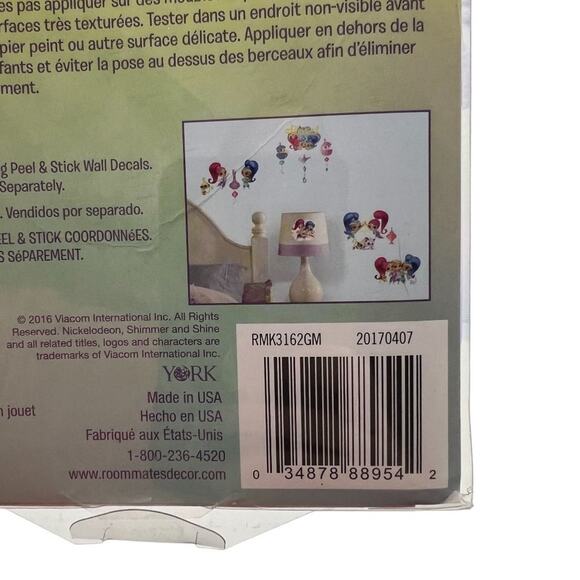 RoomMates Shimmer and Shine Burst Wall Decals Pink - Picture 4 of 4